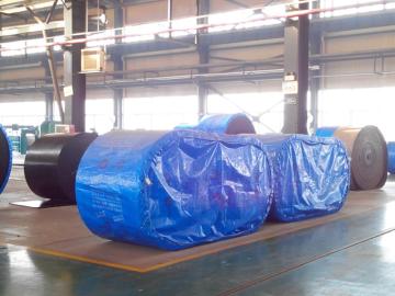 Durable EP rubber conveyor belt for port,foundry,metallurgy