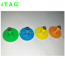 Round Button Male Ear Tag with Metal Pin