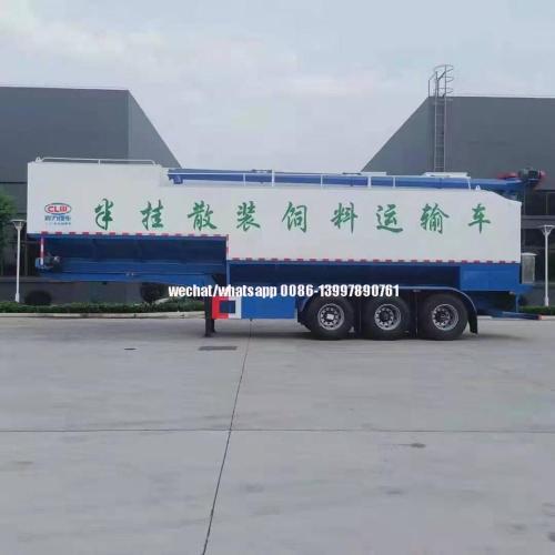 55CBM/30T Bulk Feed Transport/ Discharge Semi Trailer