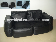 Stylish relax lazy beanbag sectional sofa (NW1323)