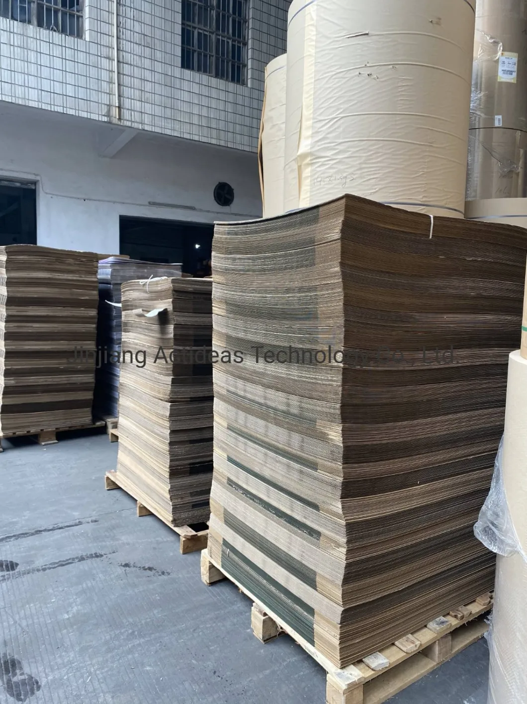 Customized Double Wall Corrugated Cardboard Corrugated Paper Sheet