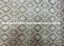 Patterned Embroidered Net Lace Diamond Shaped / Geometric 1