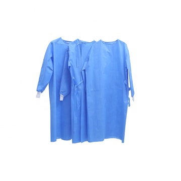 disposable non woven PP medical isolation surgical gowns