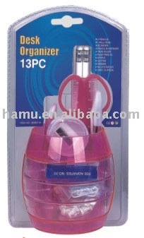 Pink Multi-functional Desk Organizer