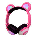 Oem cute mp3 mobile kids panda stereo headphone