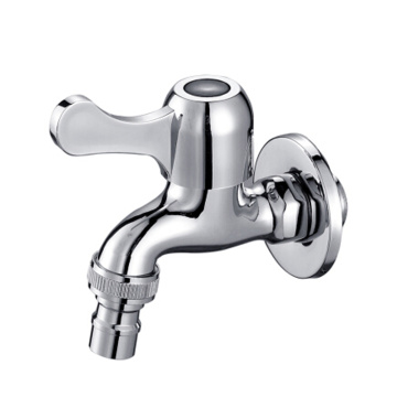 Wall mounted polished SS304 bibcock faucet for washing