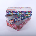 Christmas Socks Packaging Custom Clear Lid Paper Box
