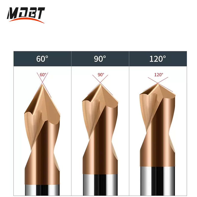 HRC55 spot drill decimal point carbide center drill CNC 60/90/120 chamfering drilling bits