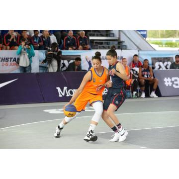 FIBA 3X3 Enlio SES เชื่อมต่อกันกระเบื้องสนามกีฬากลางแจ้ง 06