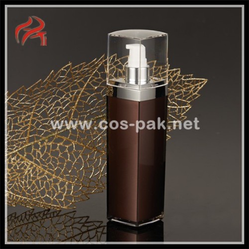 Amber Cosmetic Bottle Frosted