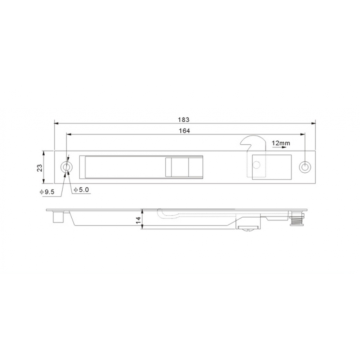 SLIDING WINDOW SINGLE LOCK