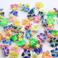 100pcs/lots 15mm Polymer Clay Plumeria Frangipani Flowers Beads For Diy Hawaiian Earrings Necklace Holiday Jewelry Crafts Making