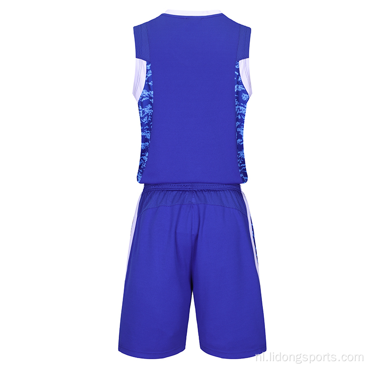 Nieuwe stijl aangepaste print logo basketball jersey shorts