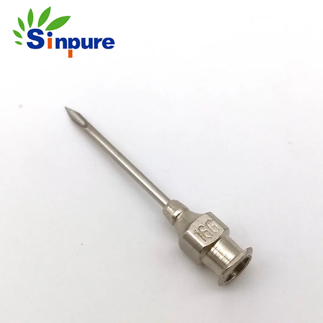 Provide Reusable Copper Large Round Knurled Hub Surgical Stainless Steel Needle