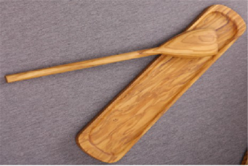 Olive Wood Spoon Rest Set