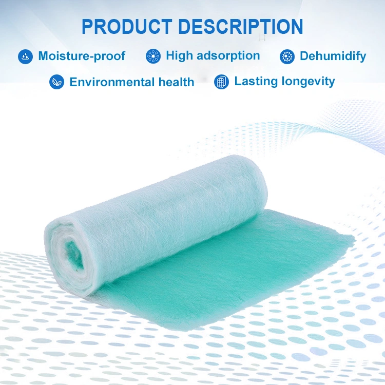 Clean-Link Fiberglass Filter Green and White Filter for Auto Spray Booth for Paint Stop Air Filter Media Roll