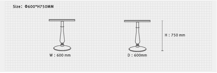 Single Leg Small Round Wooden Restaurant Dining Tables4