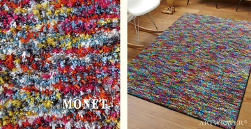 Colorful Shaggy Plain Rug