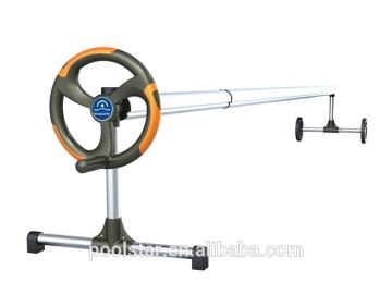 plastic portable wheels inground pool cover reel