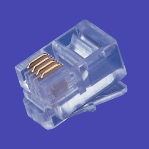 Conector de enchufe 4P4C RJ11