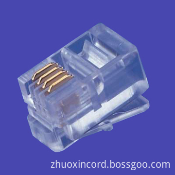 4P4C Plug Connector RJ11