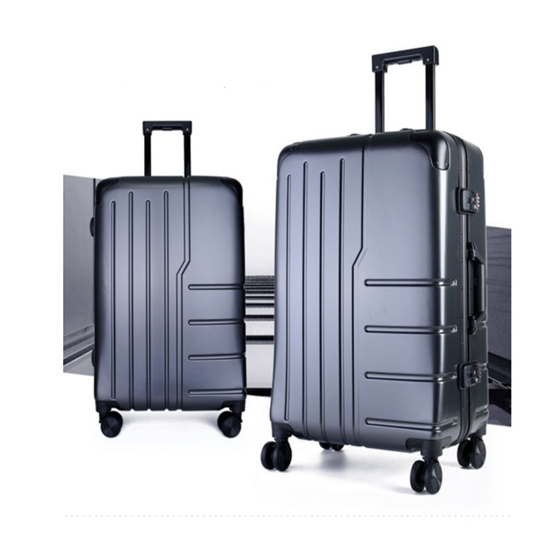 Gray PC luggage
