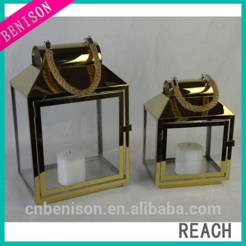 Copper Metal Lanterns for Wedding Decoration