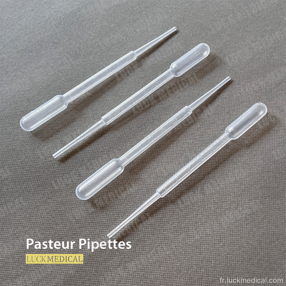 Conseils de pipettes de pasteur 1 ml 3ml 5ml