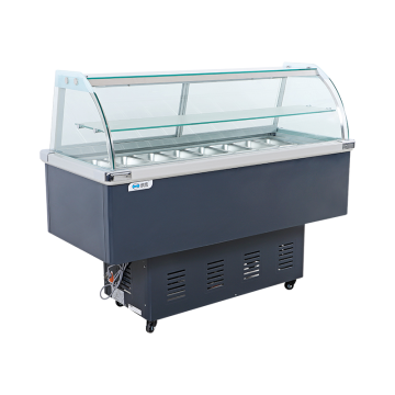 Fruit salad display counter Refrigerated Chiller fridge