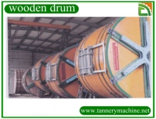 Dying and Softening Drum for Leather