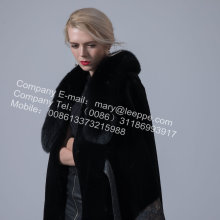 Lady Australia Merino Shearling Cape Coat