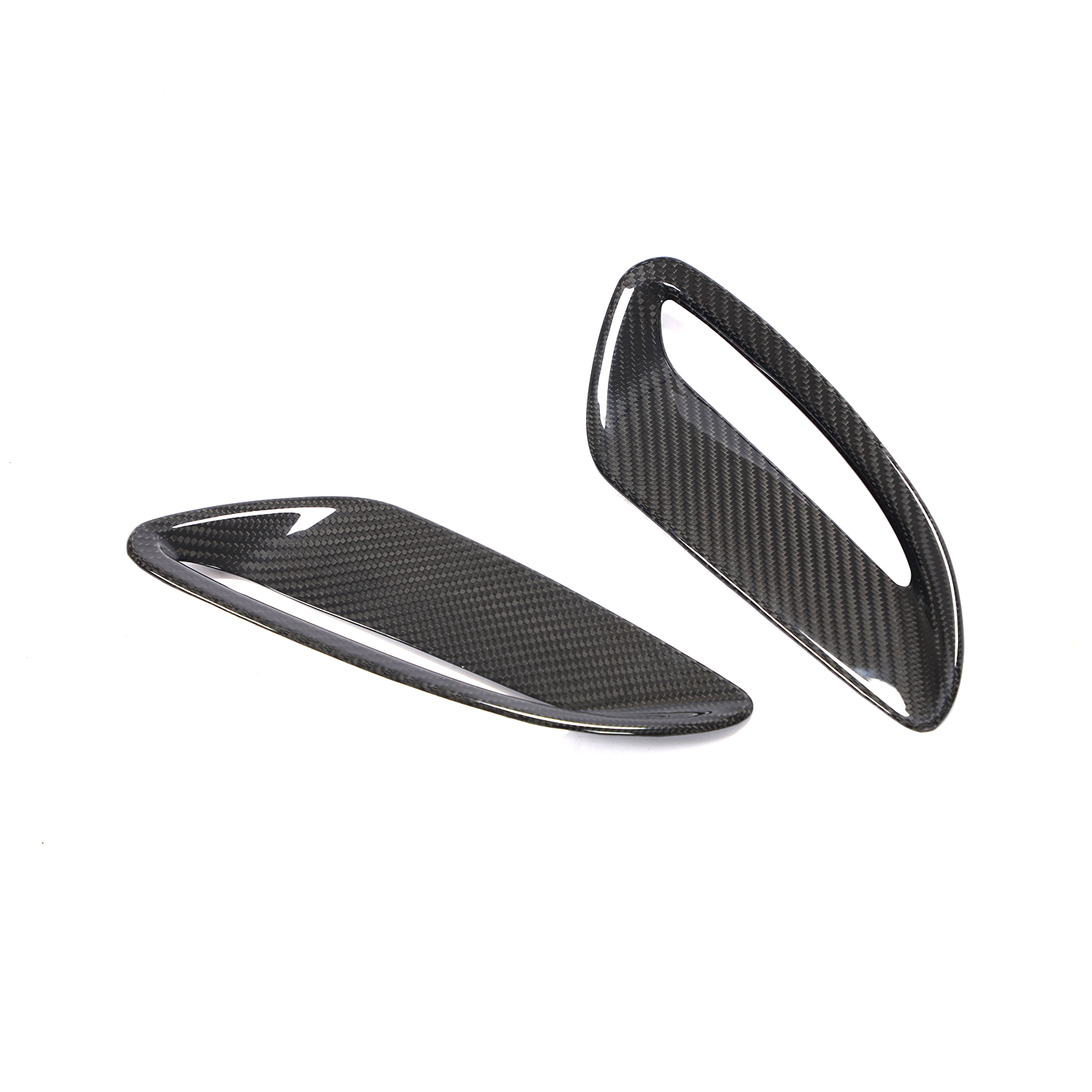 Modify Luxury Dry Carbon Fiber Car Hood Air Vent for Jaguar F-Type 2-Door 2021-2022