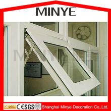 UPVC frame single pane single hung window awning window
