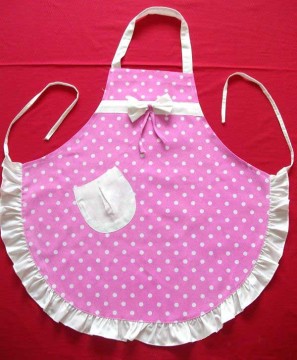 Customized Design Cooking Apron, Cotton/Polyester Kitchen girl pretty sexy Apron made china