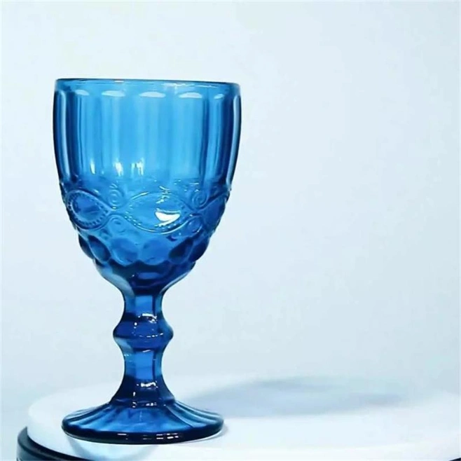 Retro Color Ice Cream Glass Bowl, Cold Drink Color Glass Bowl