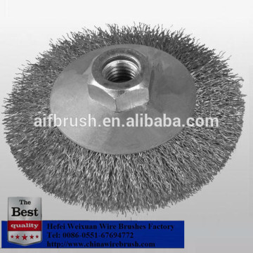 USA Hot sale Crimped Wire Conical Brushes with good quality