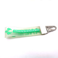 Correa de la pulsera Clear Custom Soft Rubber PVC Keychain