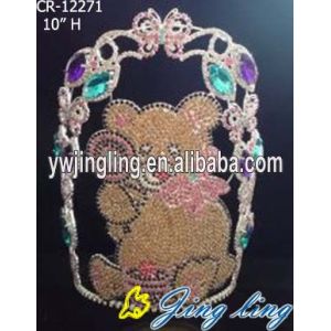 Cute Bear Animal Pageant Crown Lovely Tiara