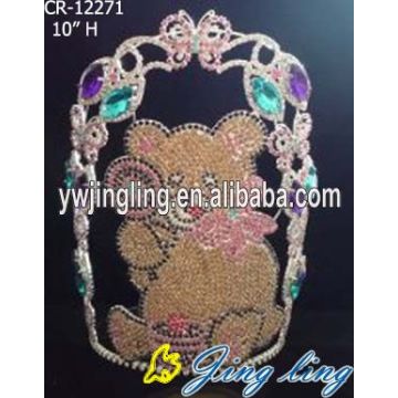 Cute Bear Animal Pageant Crown Lovely Tiara