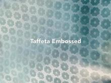 100% Polyester Microfiber Embossed Taffeta