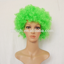 FBW-0198 Party big natural men green afro wig