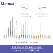 Sterilized Body Micro Cannula Piercing Needles Blunt Tips