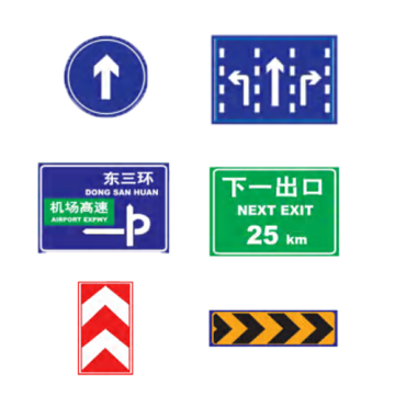 Road Reflective Direction Traffic Signs Custom Sign