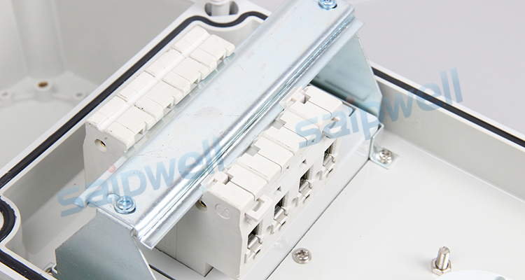 SAIP/SAIPWELL High Quality Ip65 1 Hole Industrial Floor Socket Box