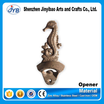 Wholesale cheap Cast Iron wall bottle openers virtu feature sea horse Bottle Opener Wall Mount