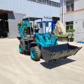 Pemuat roda penggalian mini backhoe loader