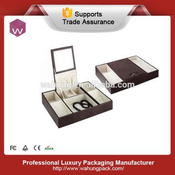 cool black magical leather cosmetics box made of cardboard