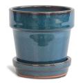 Keramik -Pot -Keramik -Bonsai -Topf mit Untertasse