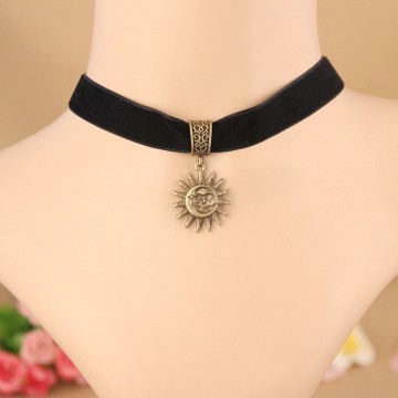 MYLOVE sun pendant necklace short necklace MLY222