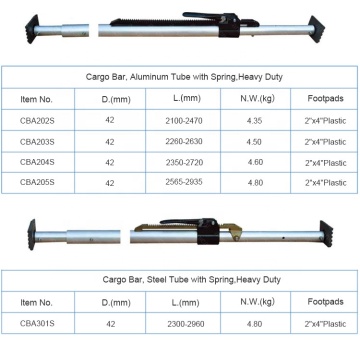 US Cargo Control Ratcheting Cargo Bar for Small Cargo Needs